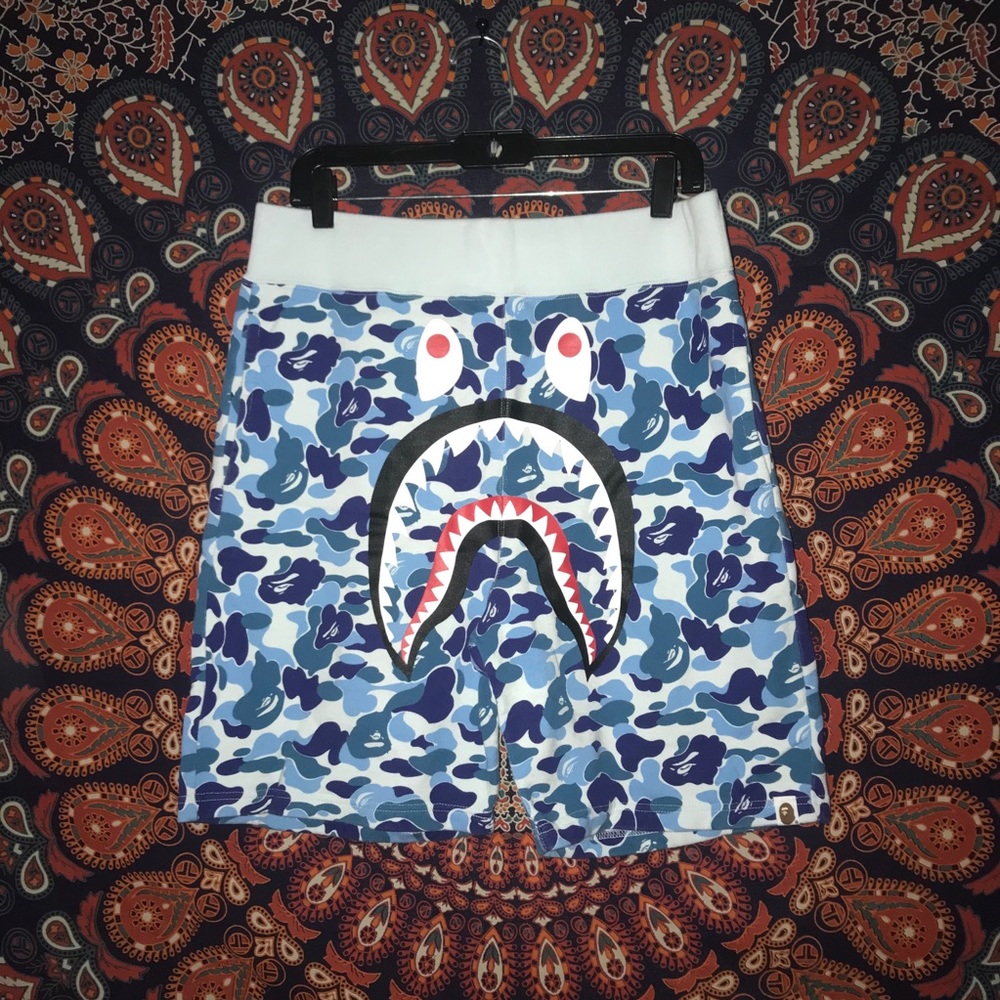 Bape ABC Shark Sweat Shorts
